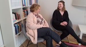 Tuula Virkkula (Juuriharja) ja Manni Järvinen (RIL ry)